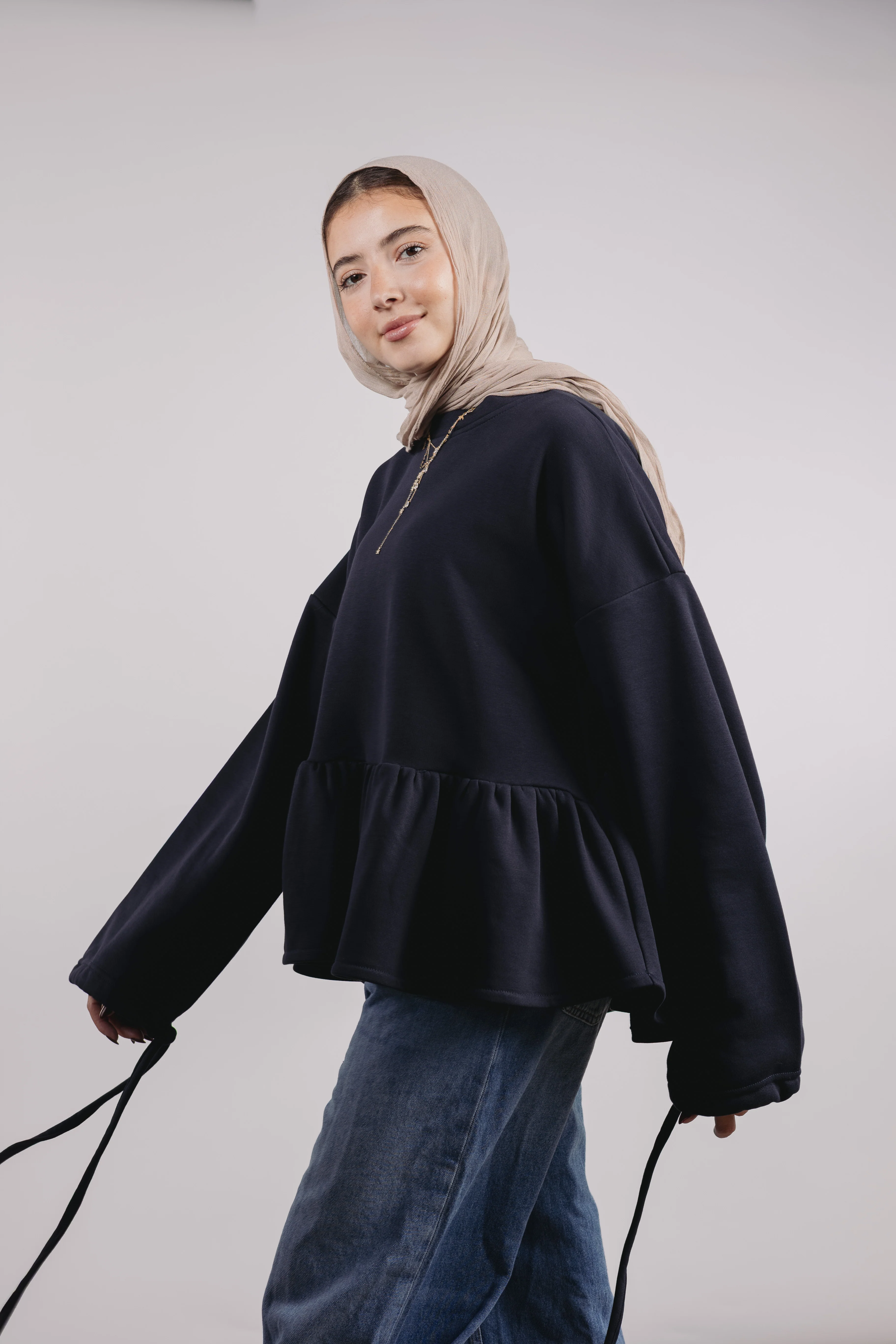 Mimi Top in Navy