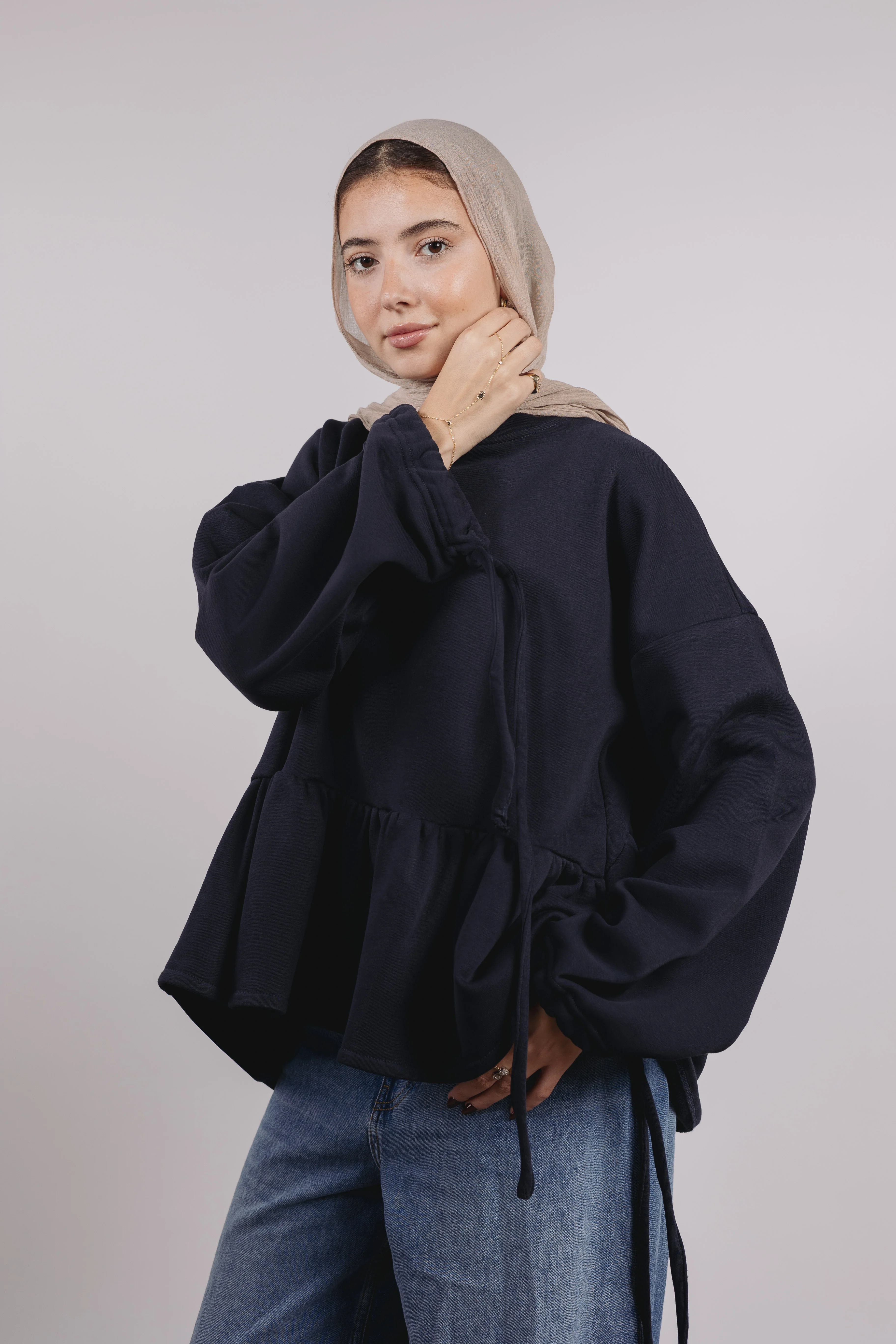 Mimi Top in Navy - Image 4