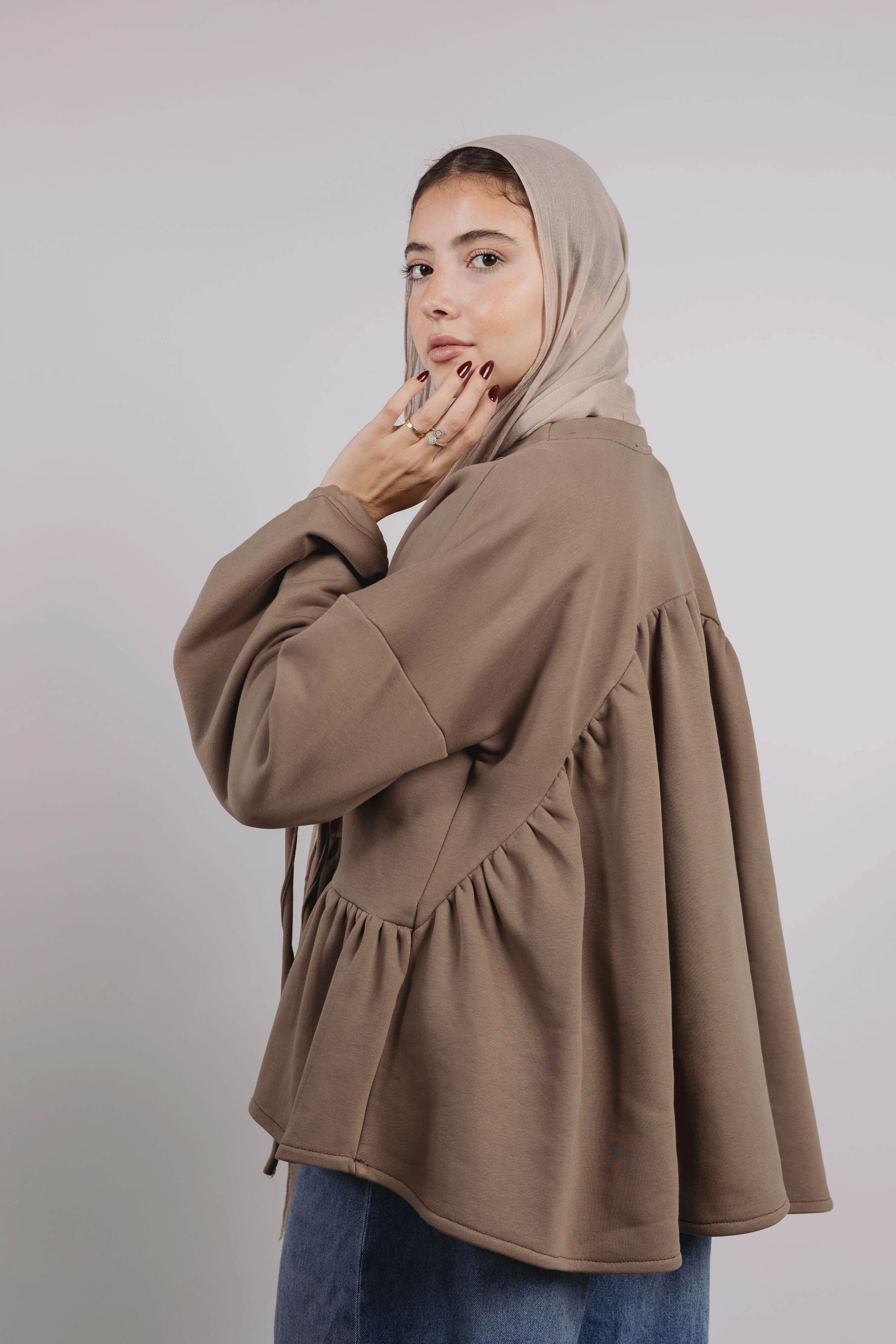 Mimi Top in Beige - Image 2