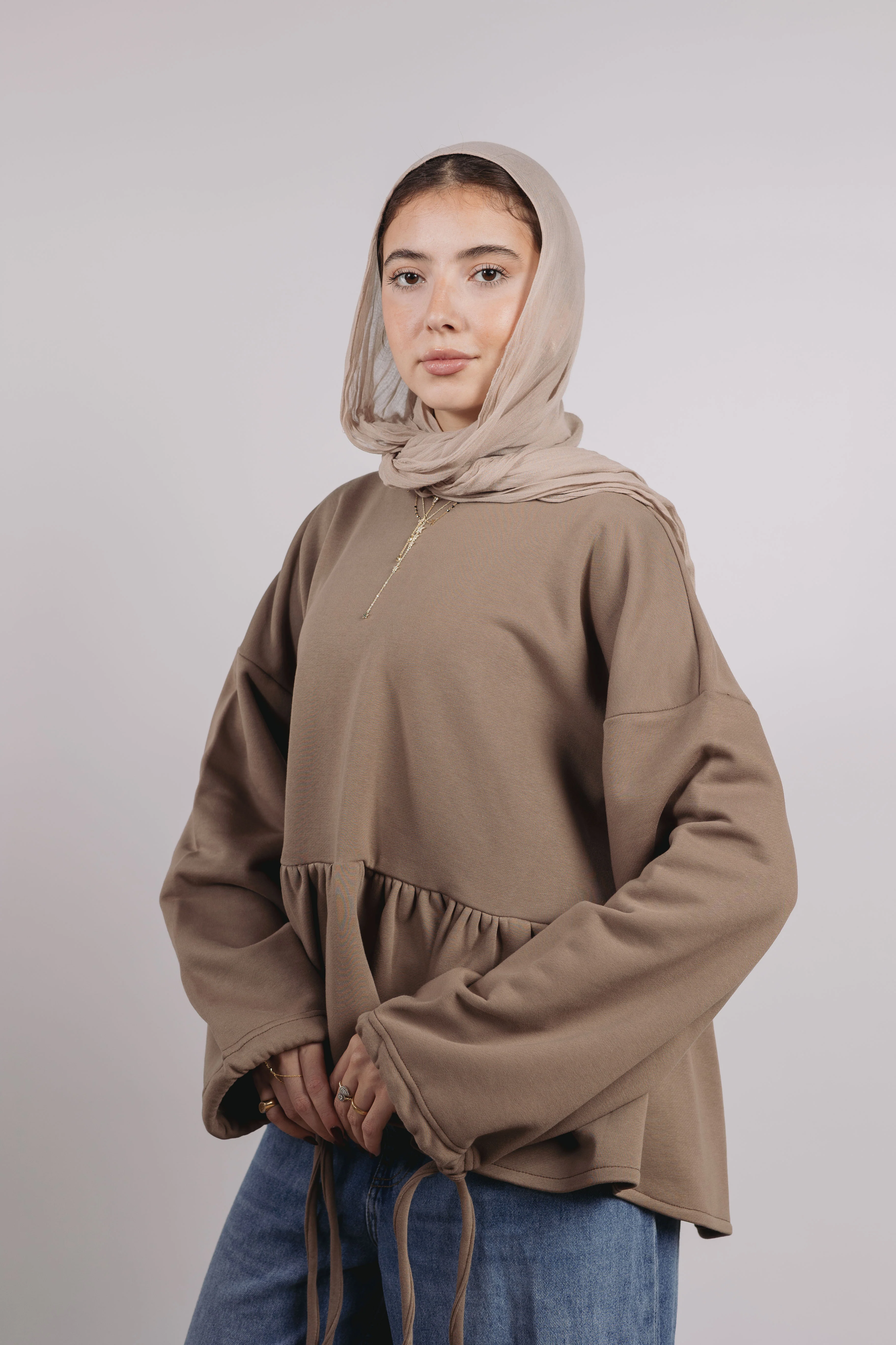 Mimi Top in Beige - Image 4