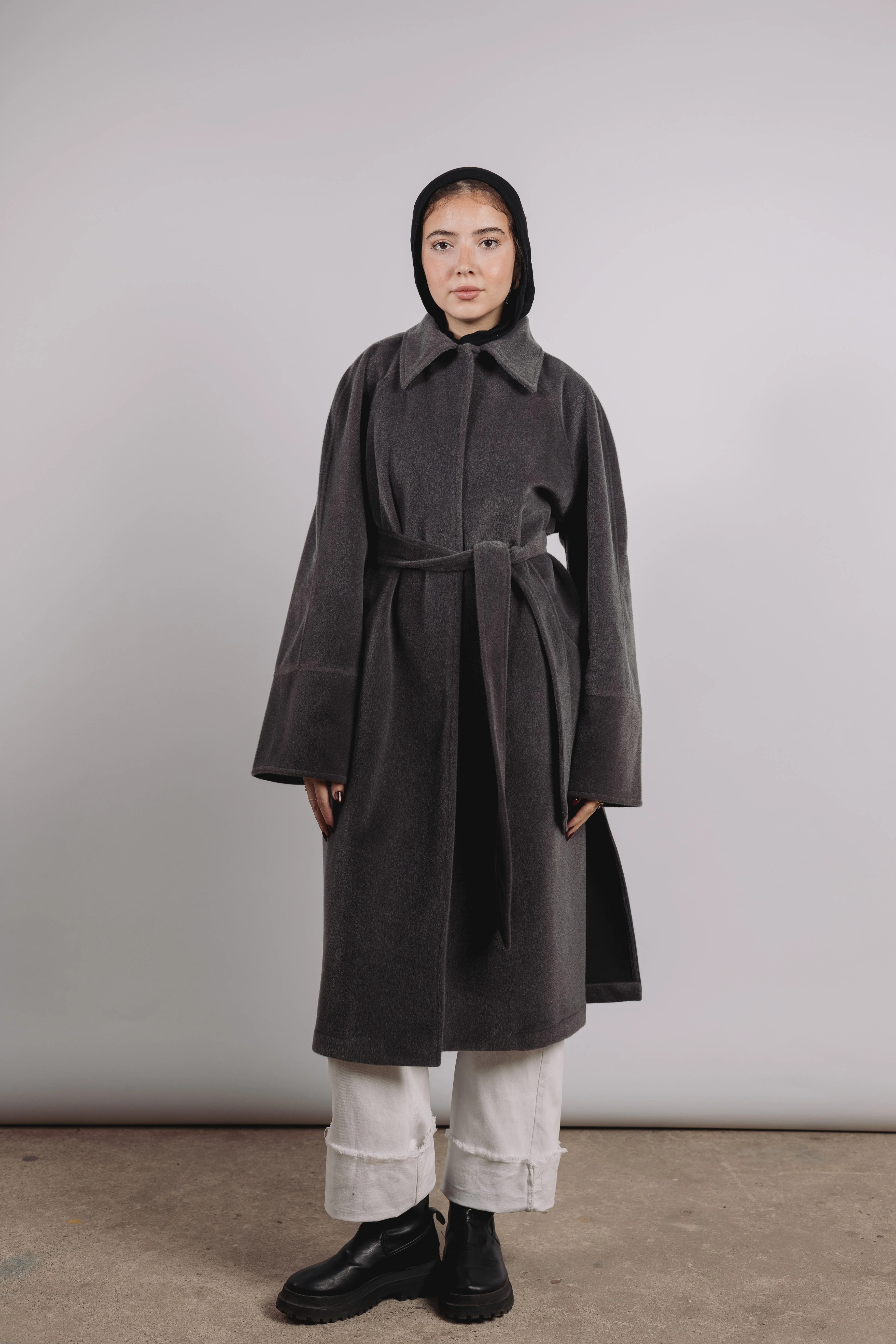 Self Made Coat in Grey