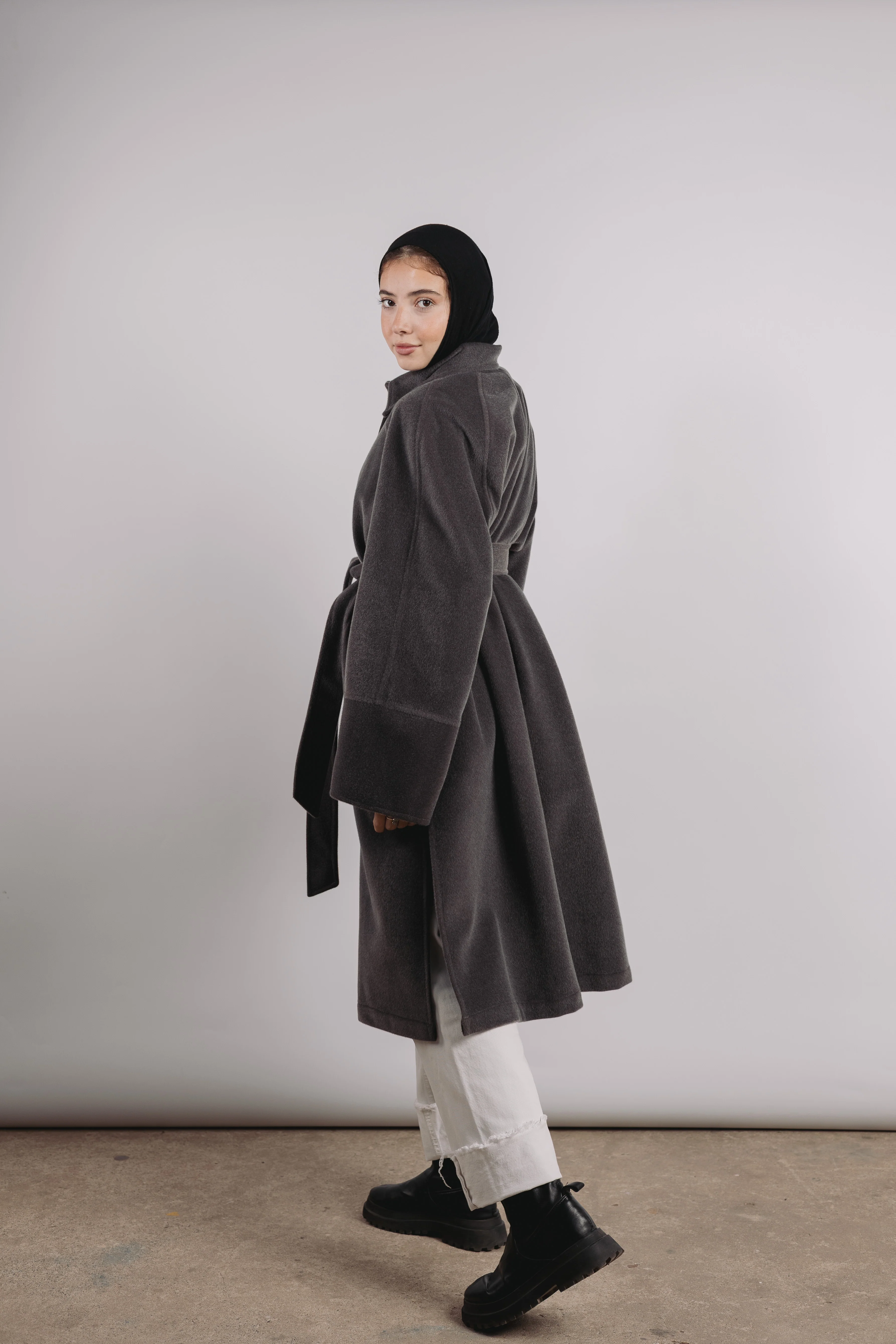 Self Made Coat in Grey - Image 2