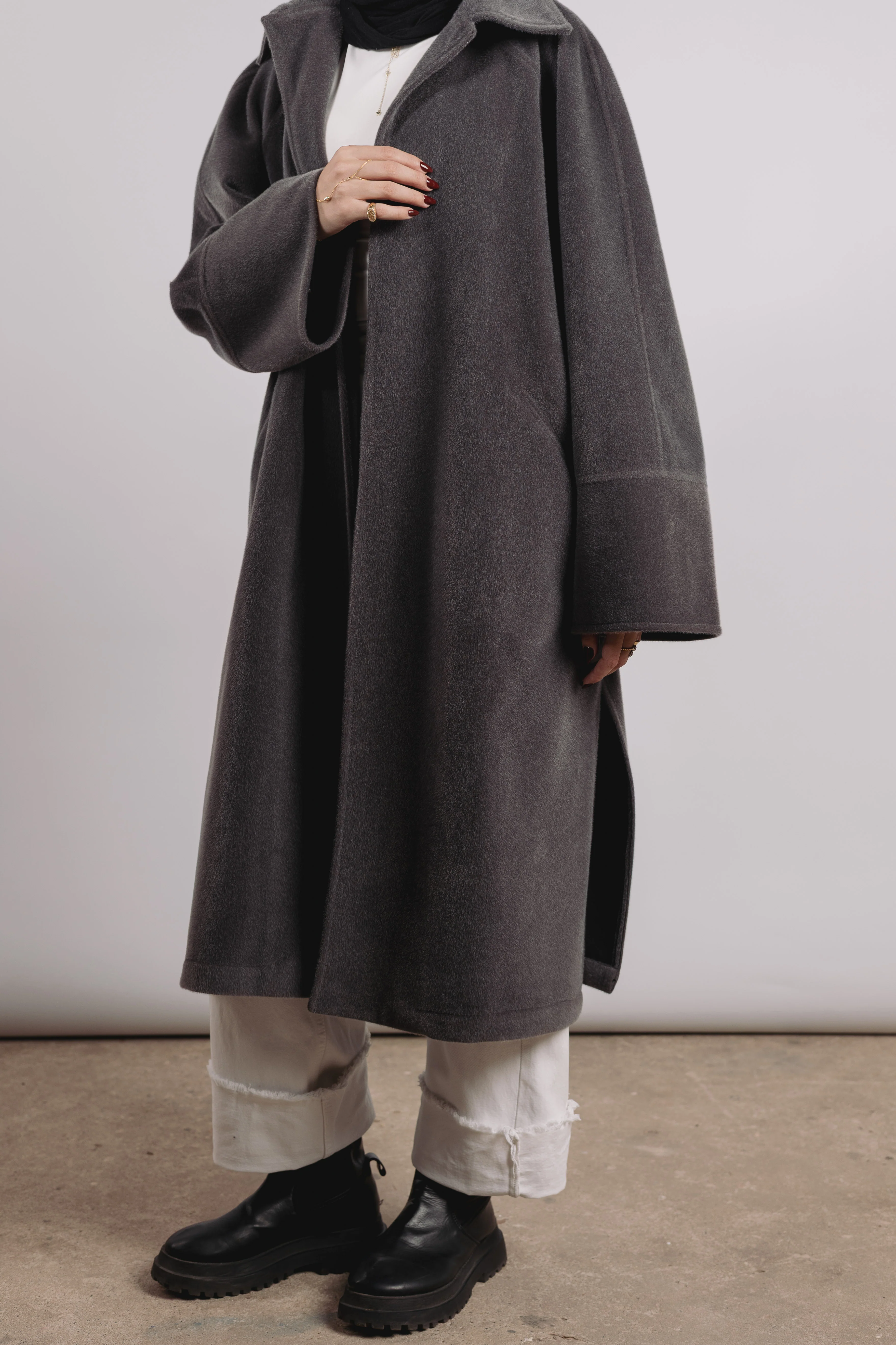 Self Made Coat in Grey - Image 4