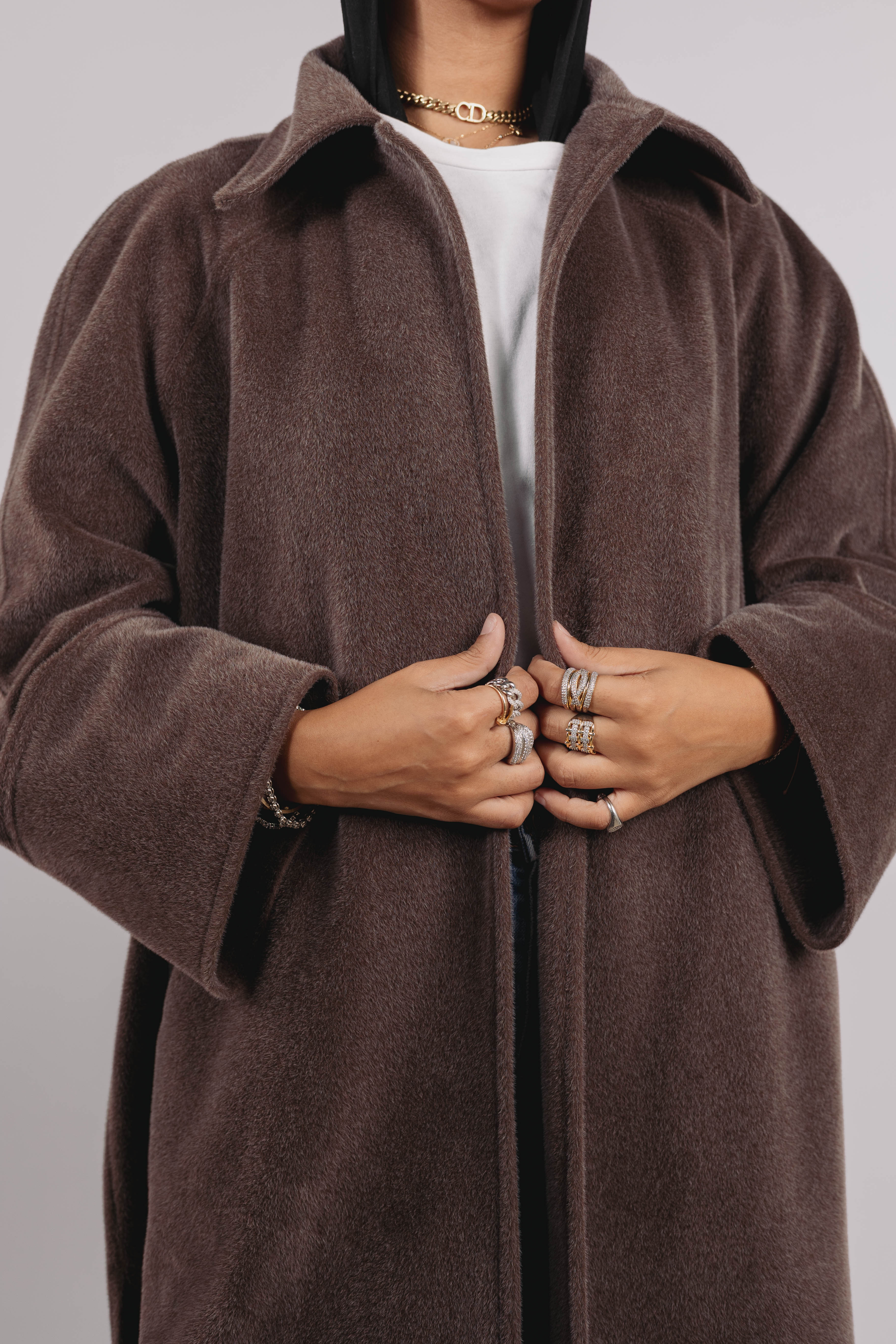 Self Made Coat in Brown - Image 5
