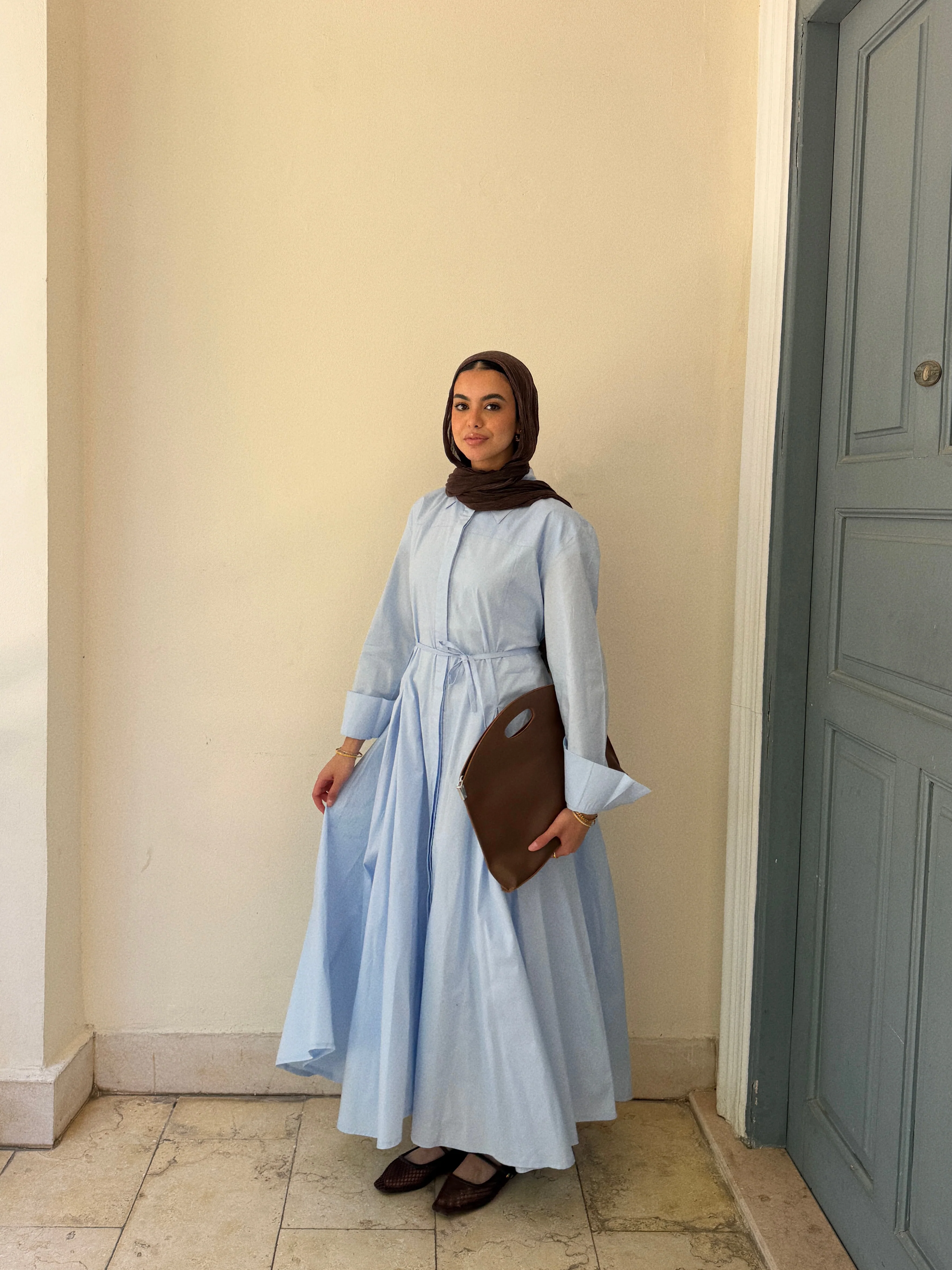 Dai maxi dress - baby blue - Image 2