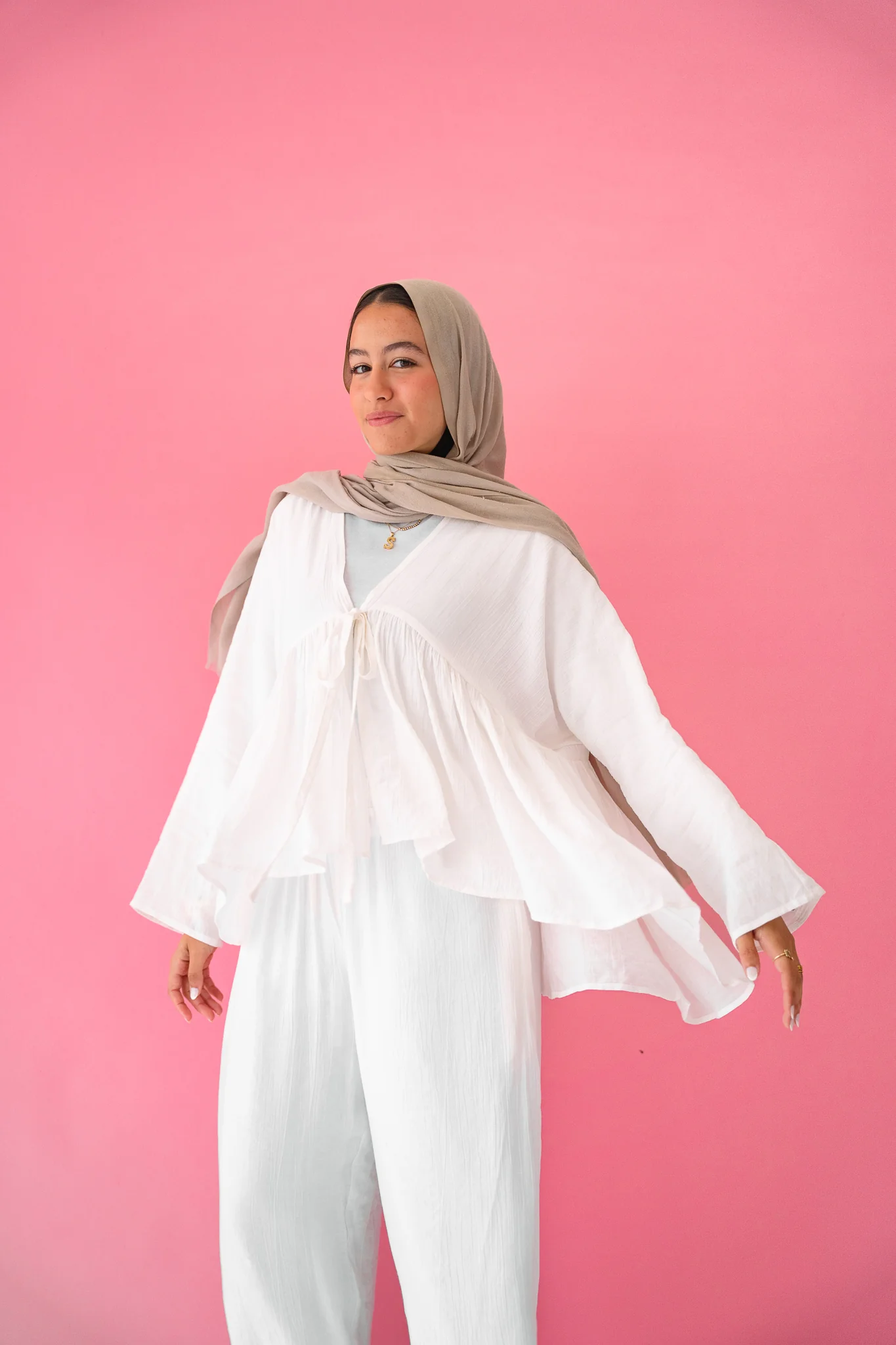 Daydreamer Linen Set in White