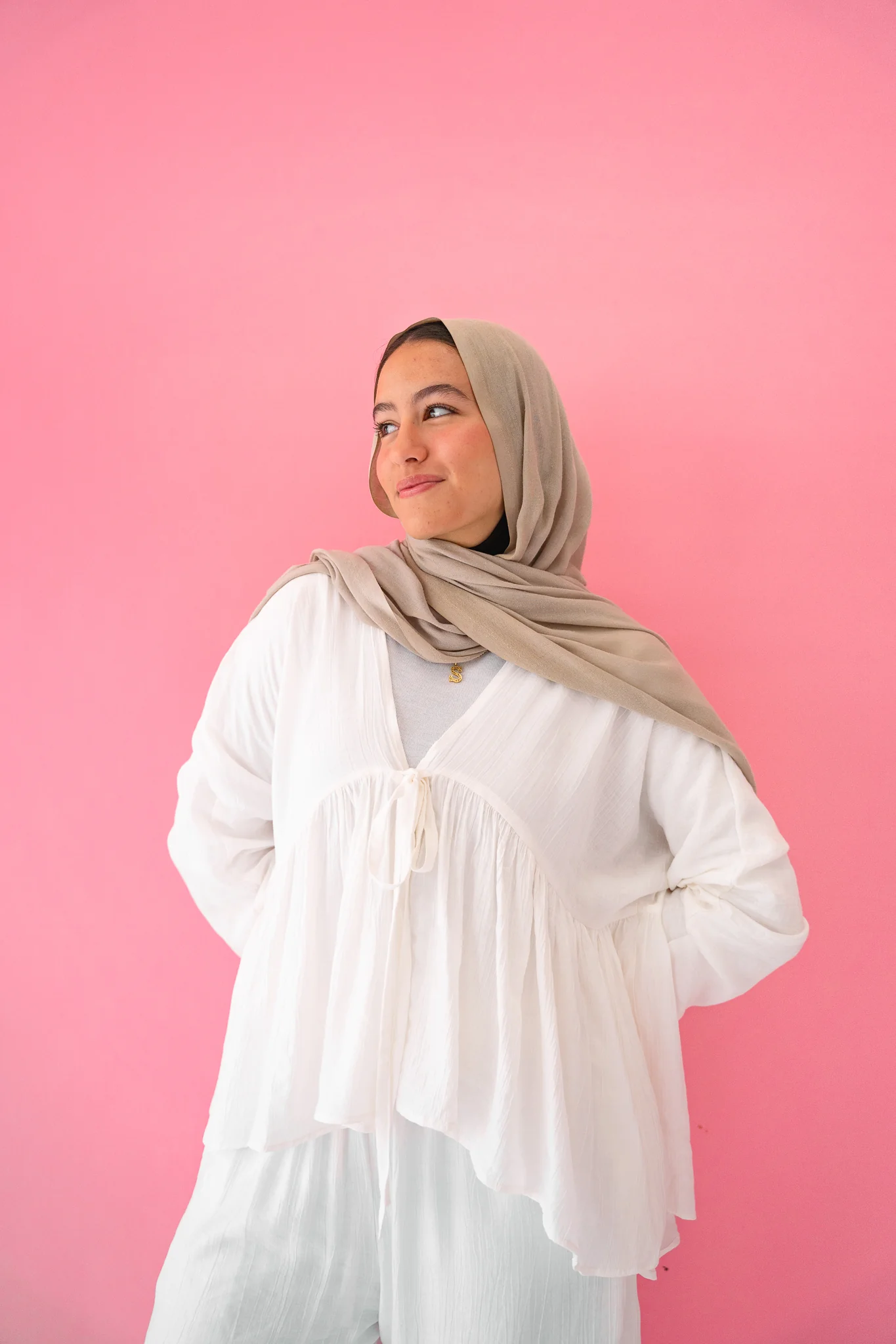 Daydreamer Linen Set in White - Image 5
