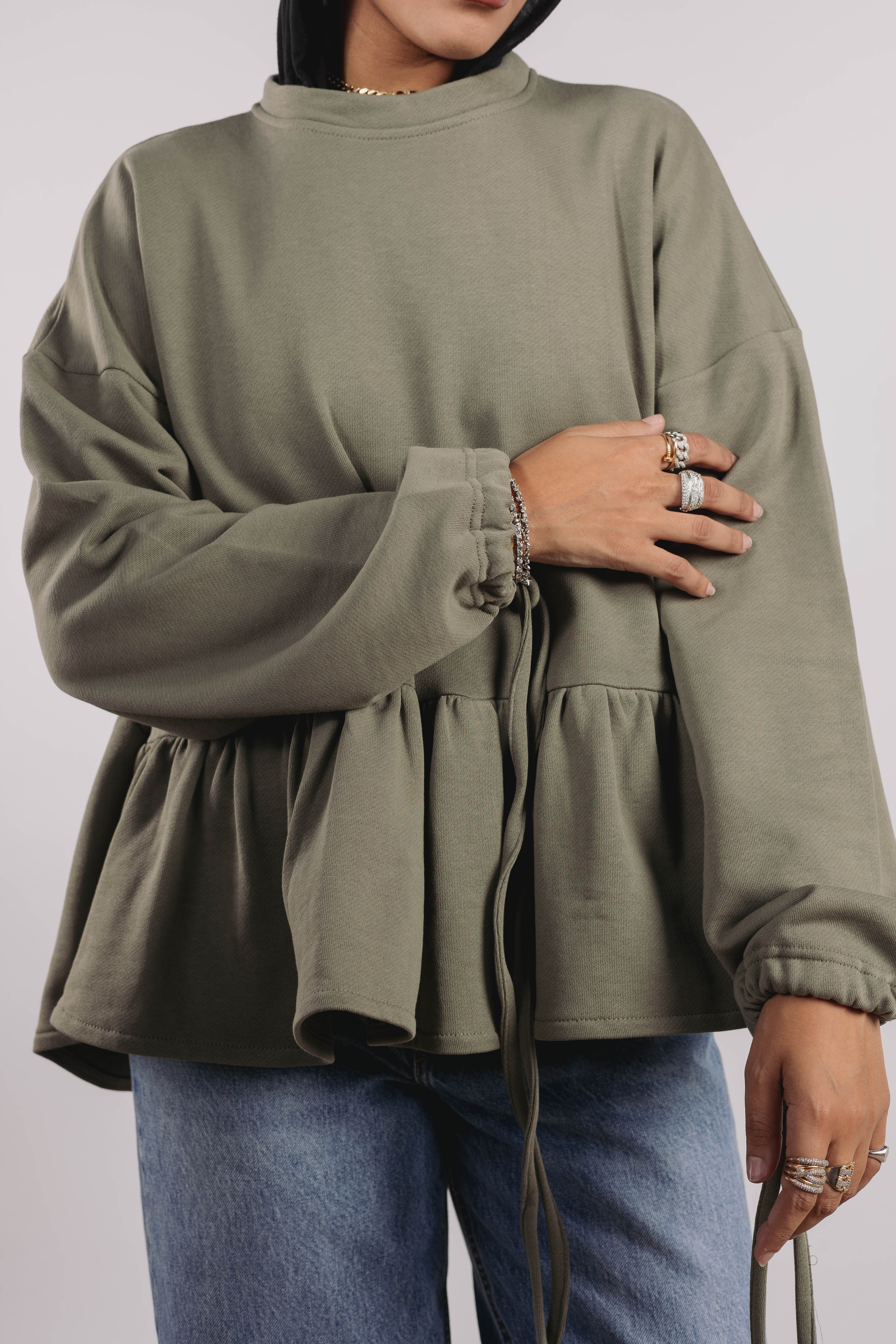Mimi Top in Olive - Image 3