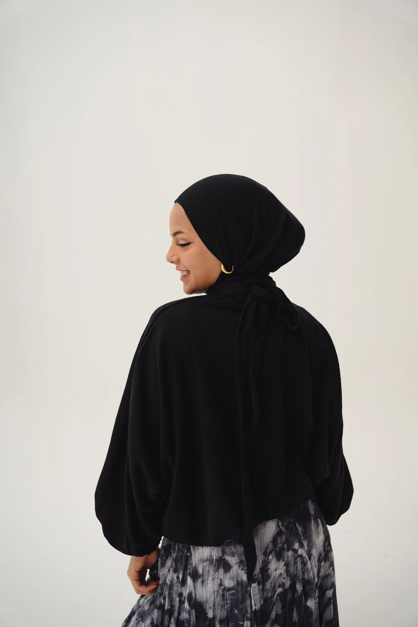 Lumi wool top - black