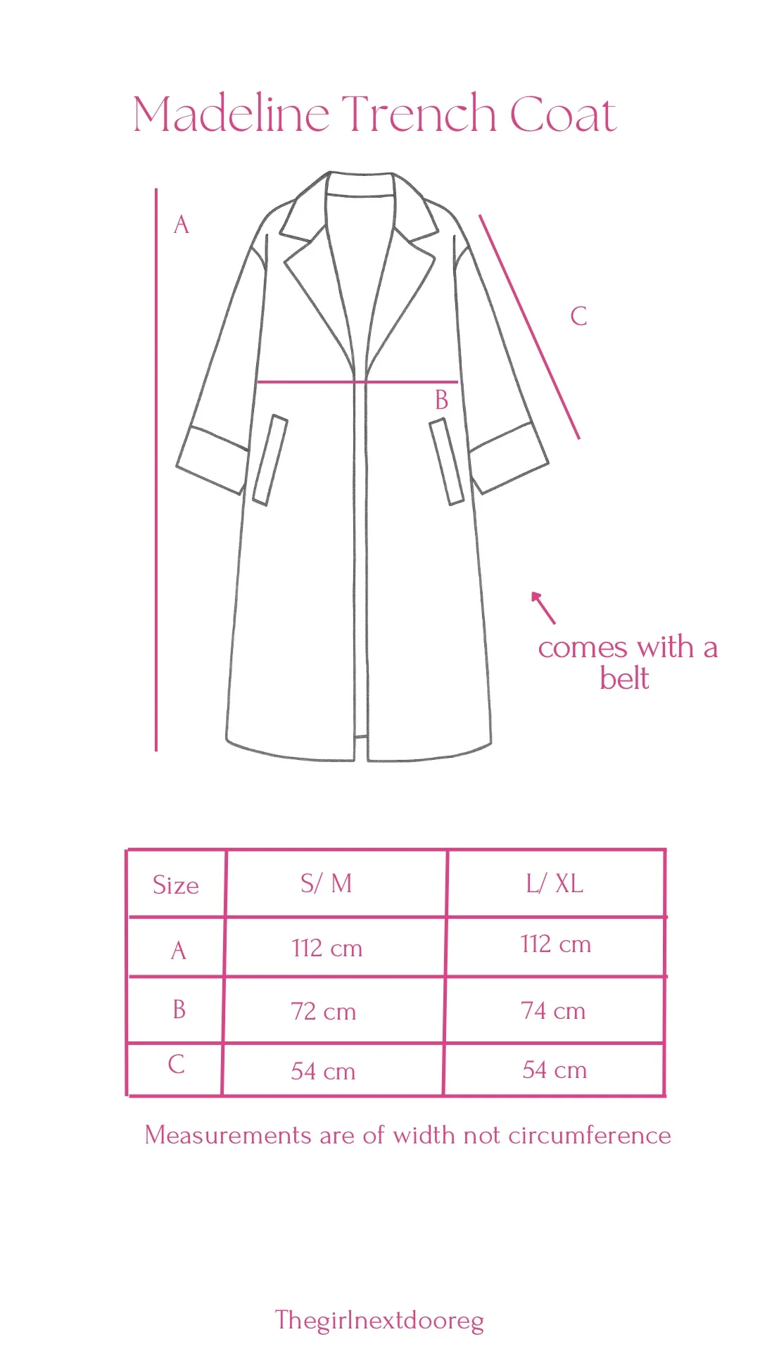 Madeline trench coat in beige - Image 9