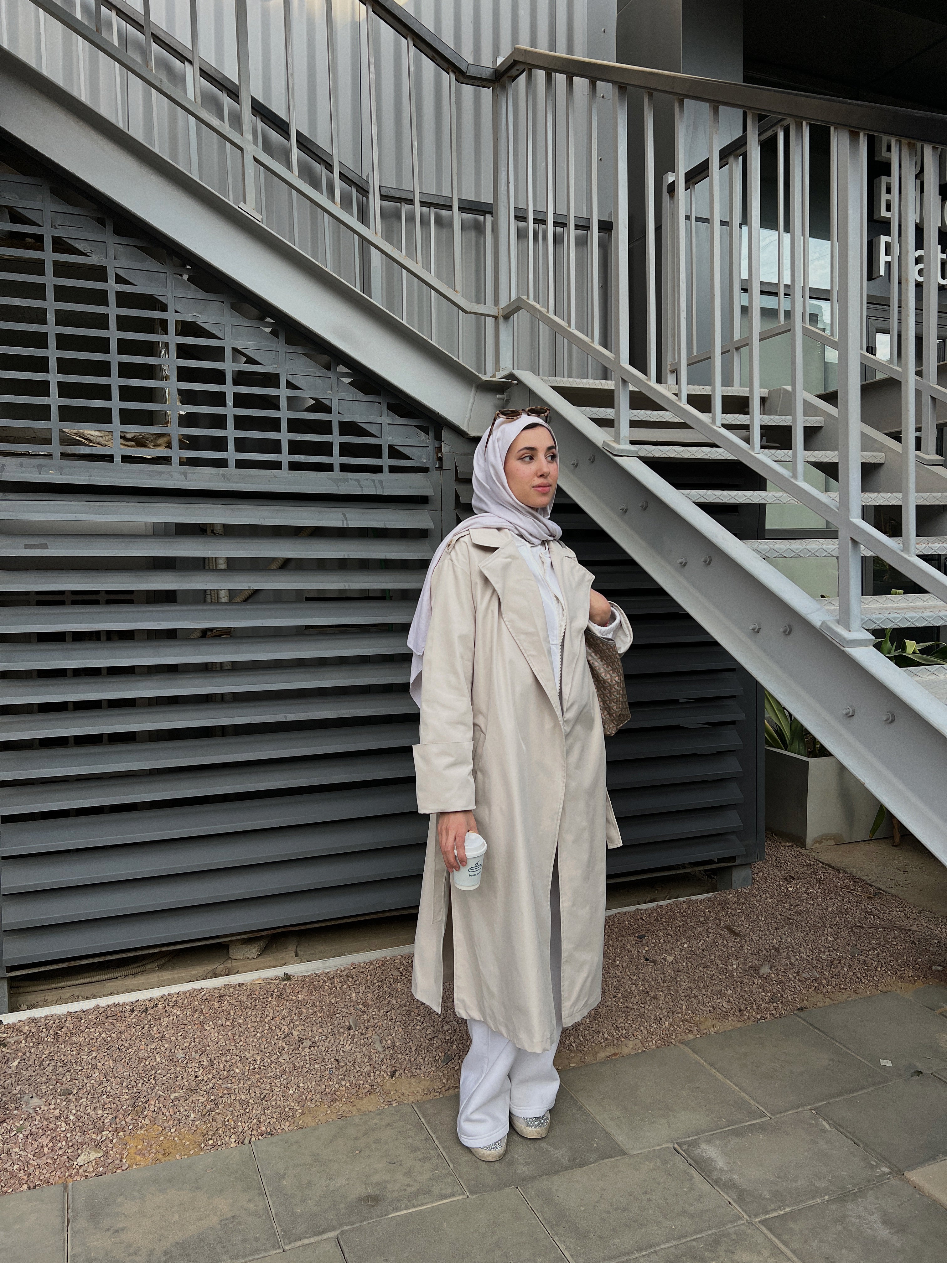 Madeline trench coat in beige