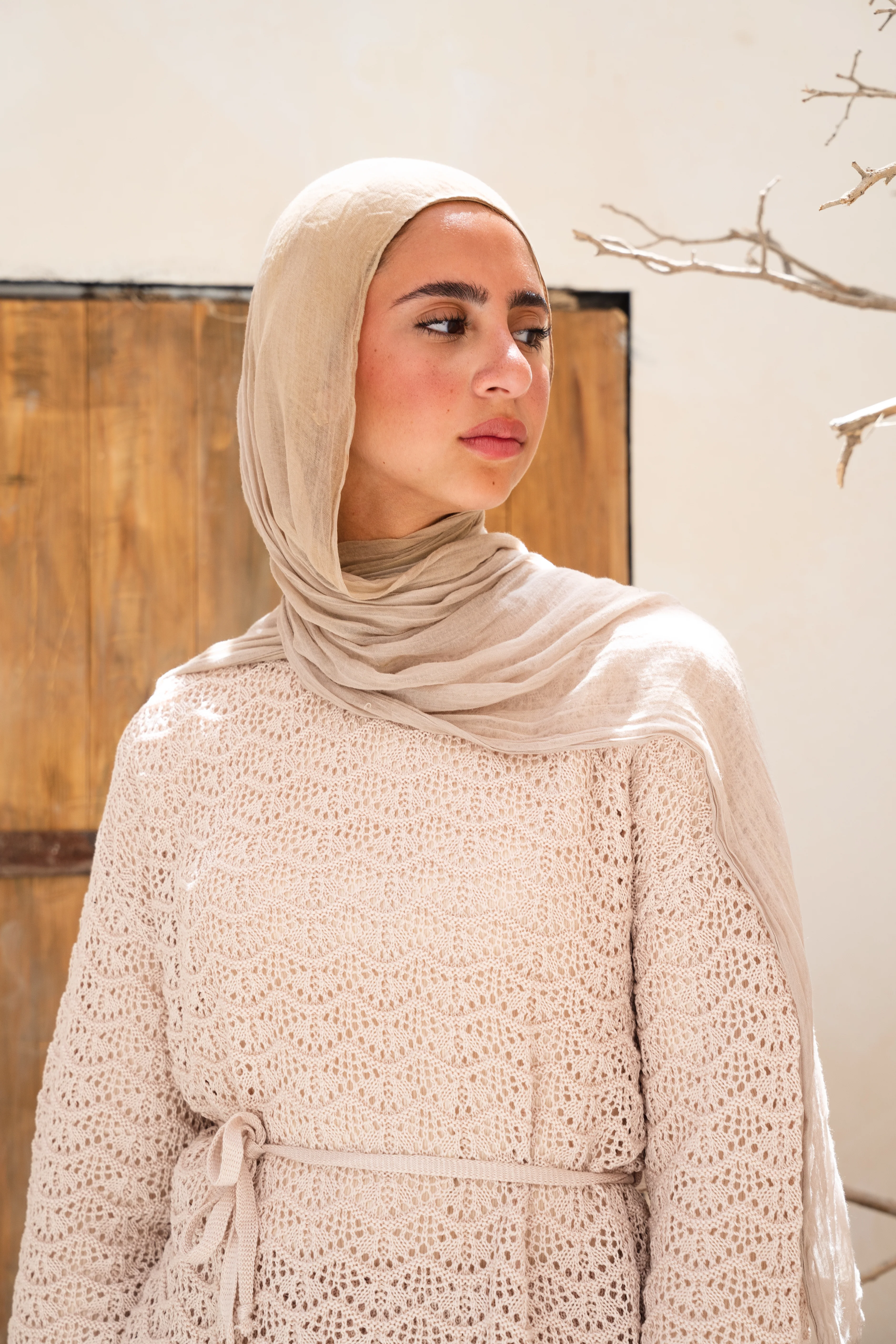 Seashell Crochet Set in Beige - Image 9