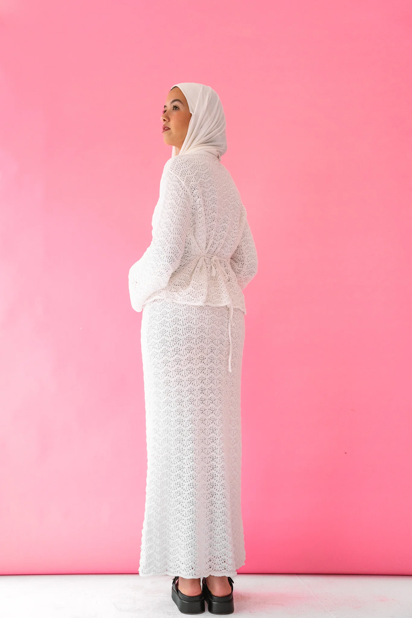 Seashell Crochet in White ( top only ) - Image 11