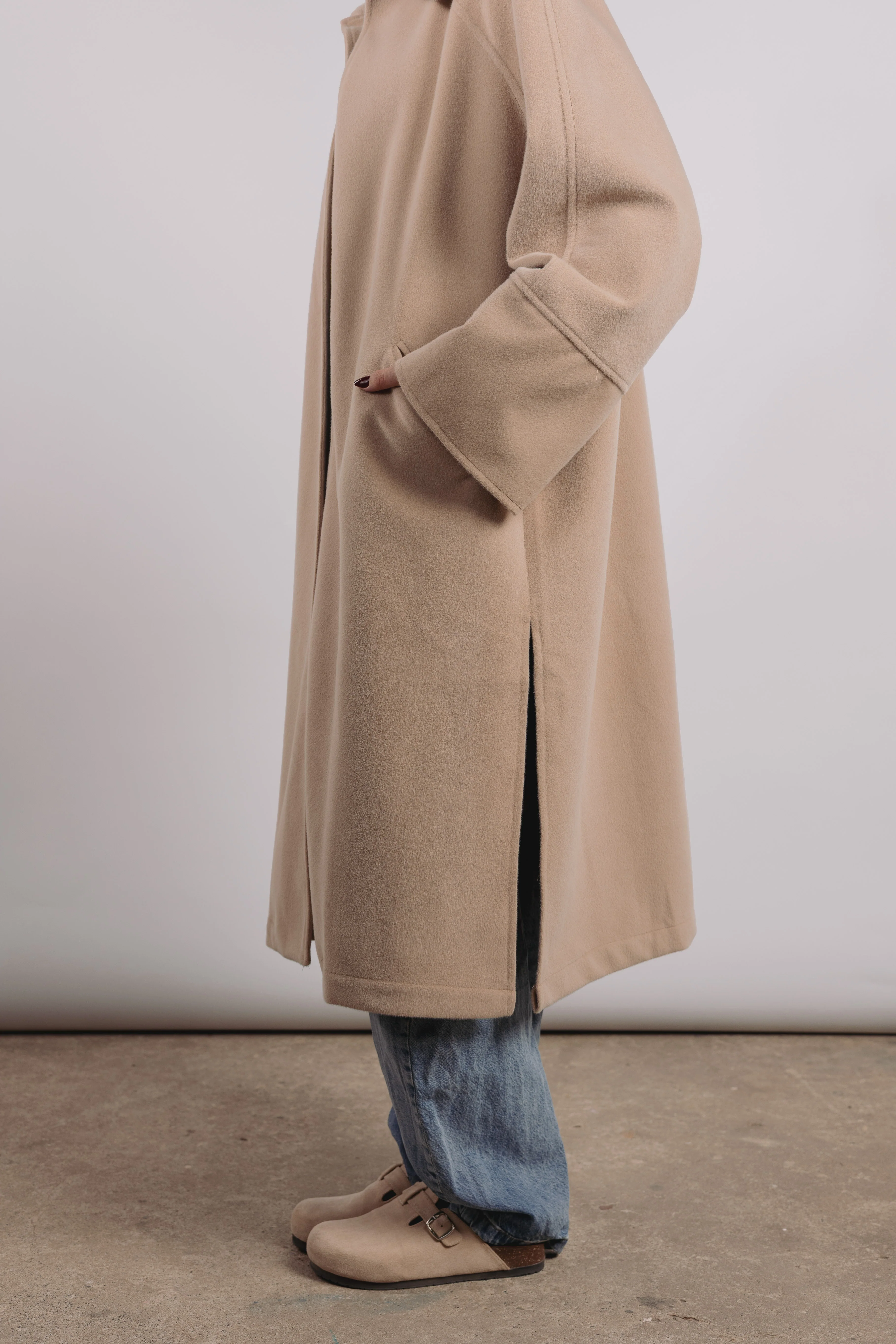 Self Made Coat in Beige - Image 3