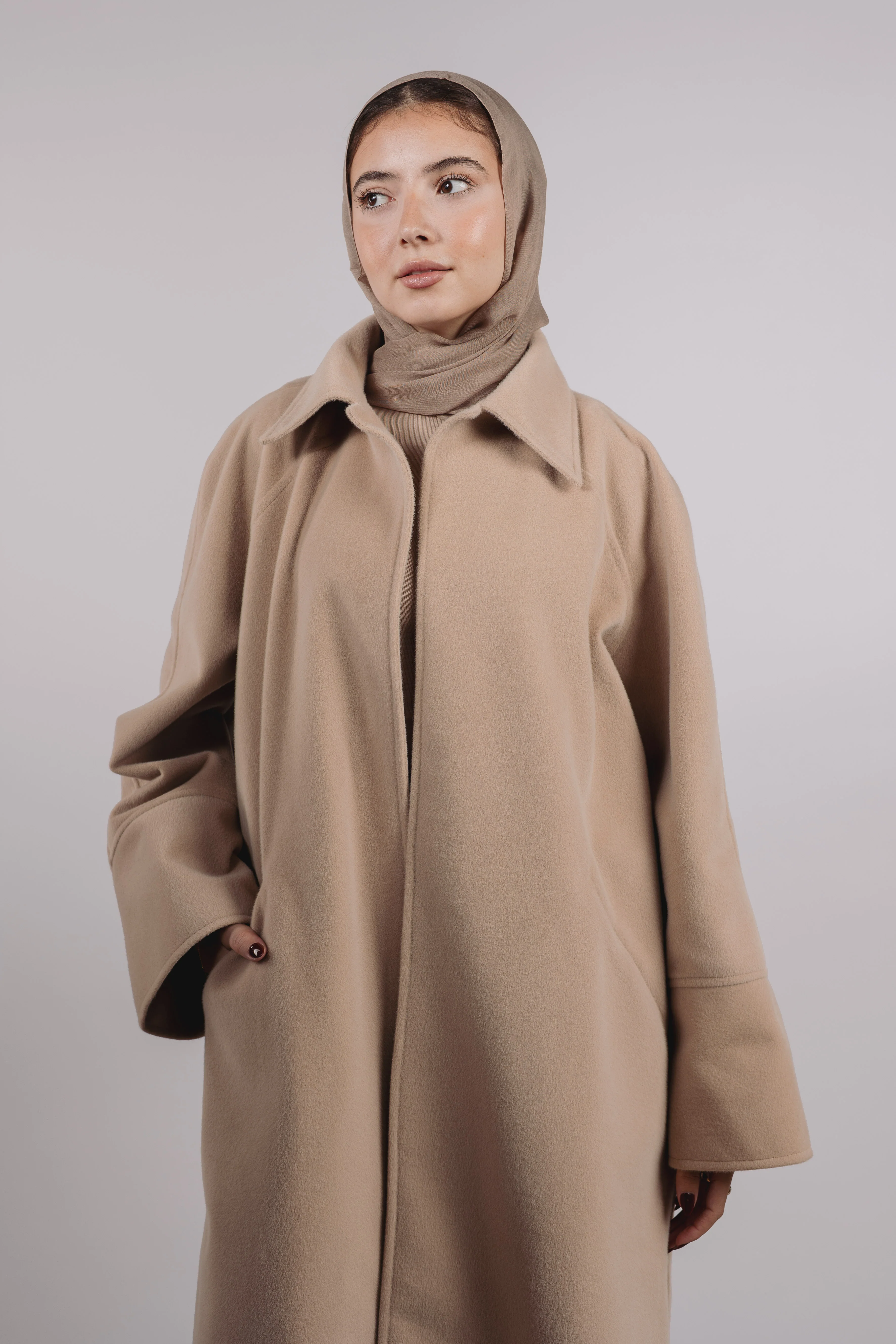 Self Made Coat in Beige - Image 4