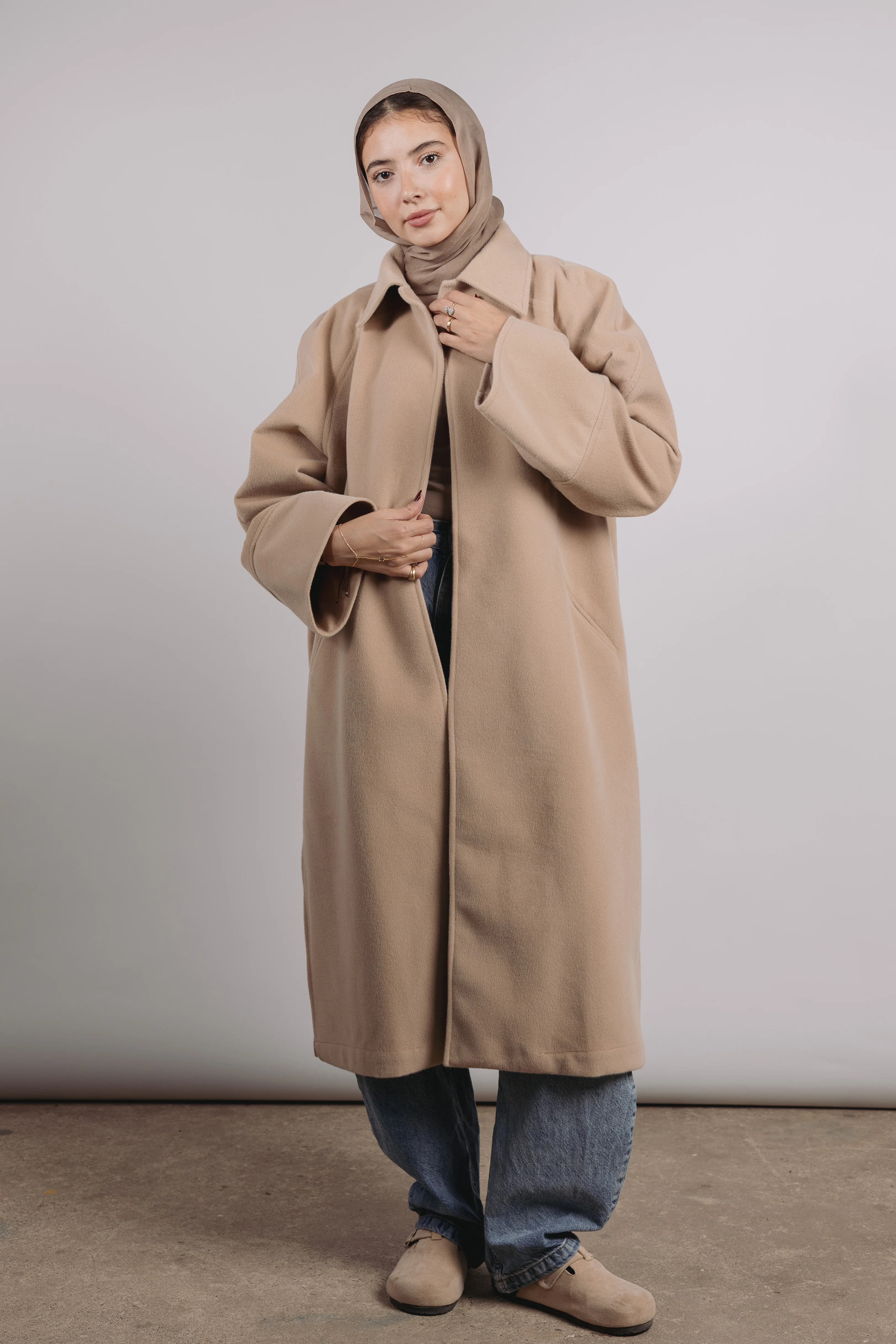 Self Made Coat in Beige - Image 5