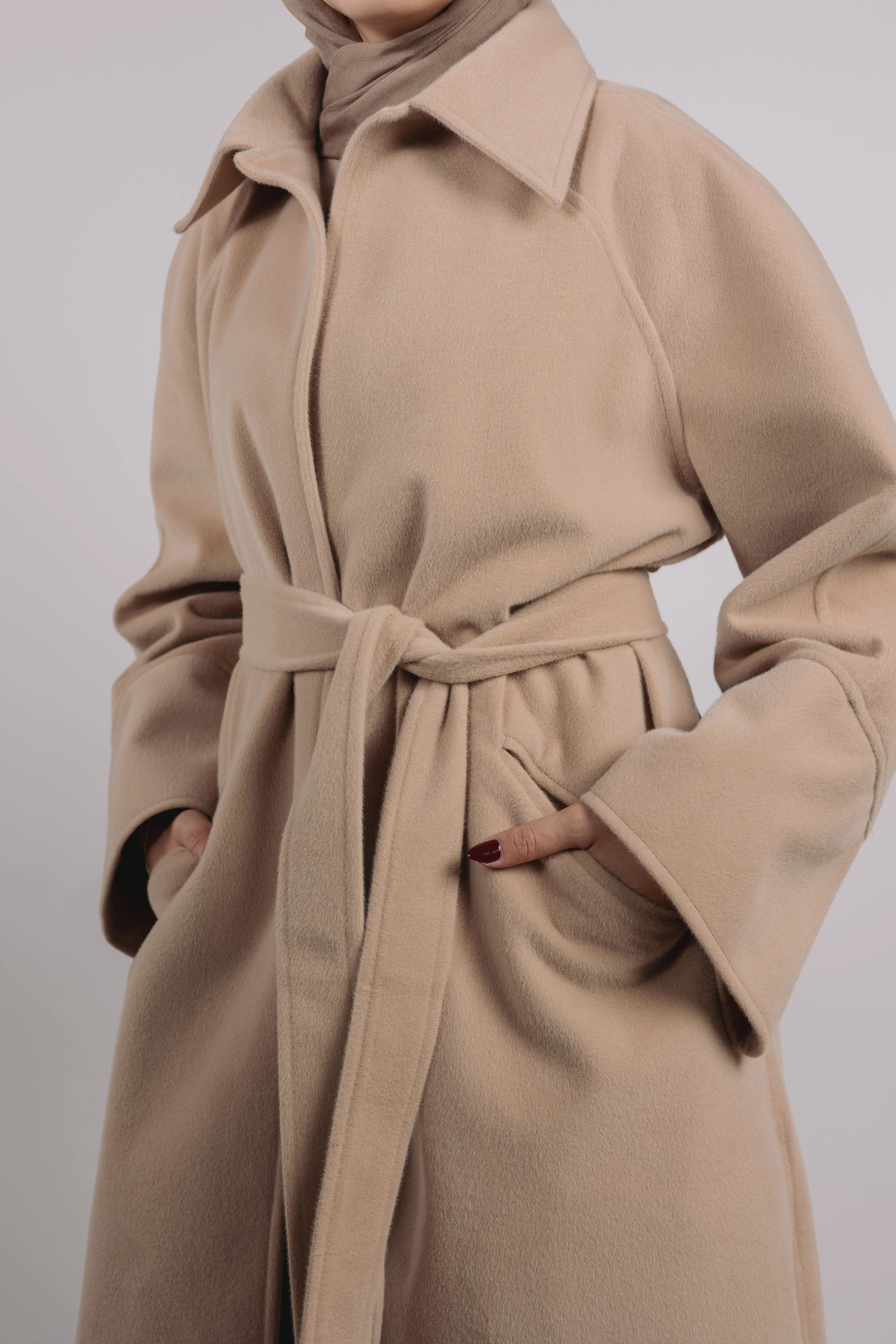 Self Made Coat in Beige - Image 6