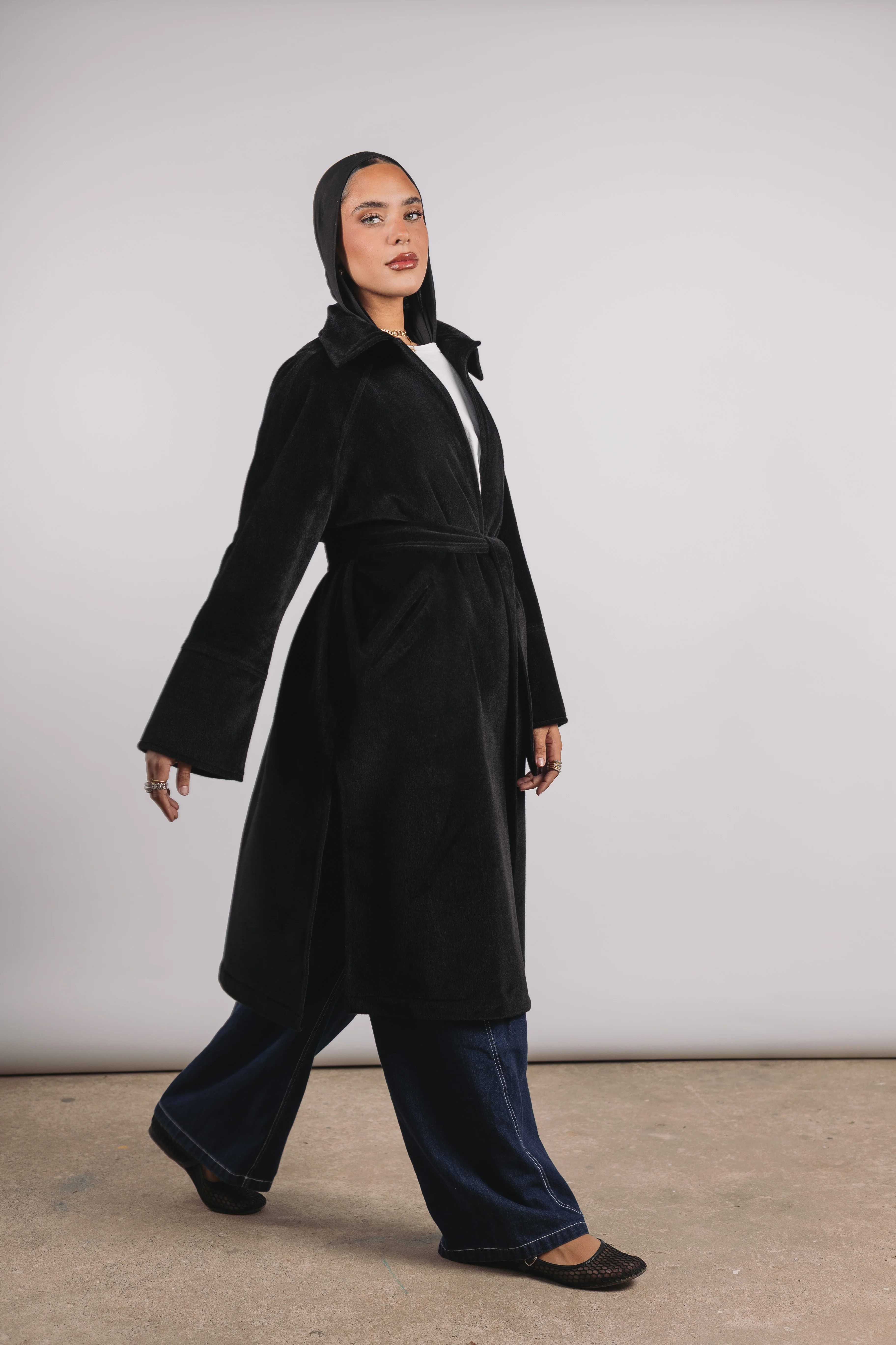 Self Made Coat in Black